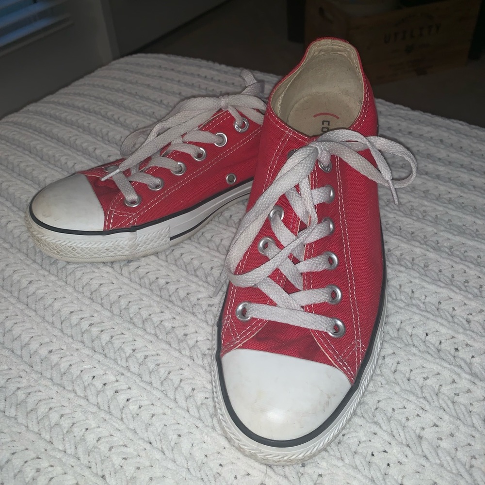 Converse All Stars Red Womens 8